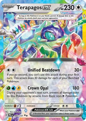 Pokemon Terapagos ex 092/131 foil card for collection display and trade value