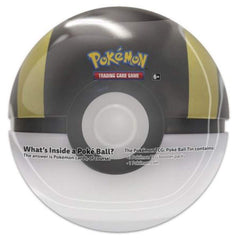 Pokémon Ultra Ball Tin with 3 booster packs for quick deck building and collection growth.