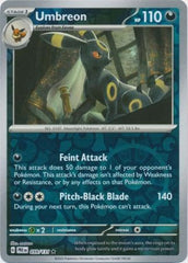 Pokemon Umbreon 059/131 reverse foil card for collectors and display