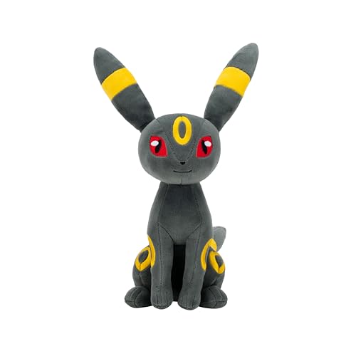 Pokemon Umbreon plush 20cm close-up of soft fabric texture.