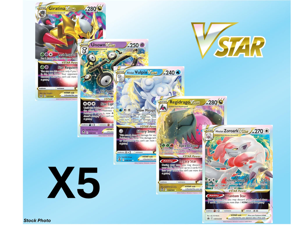 Pokemon VMAX and VSTAR variety supports diverse deck-building options.