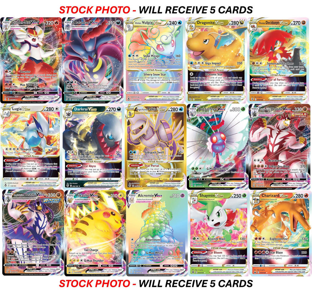 Pokemon VMAX full art etched card 3, eye-catching artwork for display