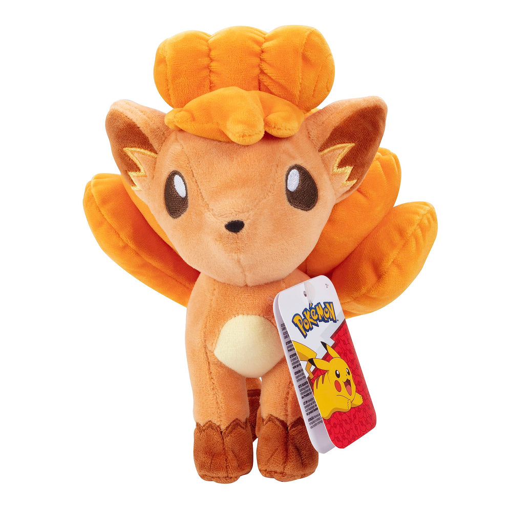 Official Pokémon Vulpix soft stuffed animal ideal as a gift.