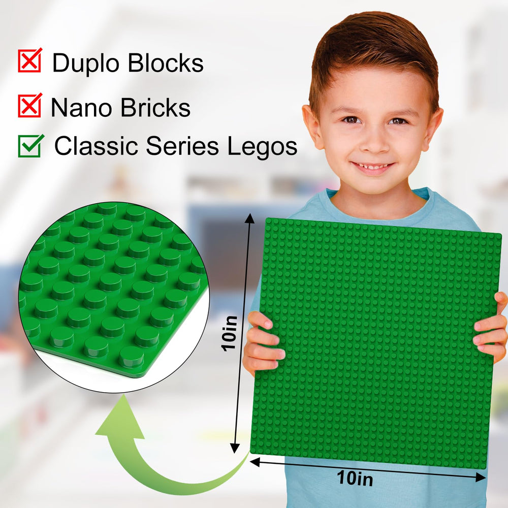 Pokiiulk brick-building-foundation baseplates offer stable play surfaces.
