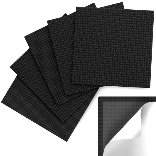 Pokiiulk classic baseplates with adhesive back enable quick brick mounting on surfaces.