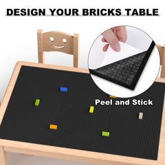 Pokiiulk six-pack baseplates provide organized foundations for portable brick displays.