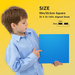 Pokiiulk Classic Blue Baseplates 2-pack offer a consistent base for cross-brand builds.