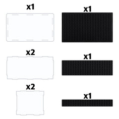 Pokiiulk black display case in lifestyle setting for modern display