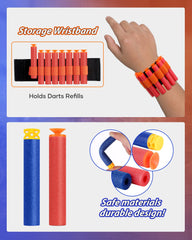 Pokiiulk wrist straps ensure a secure grip during reloads.
