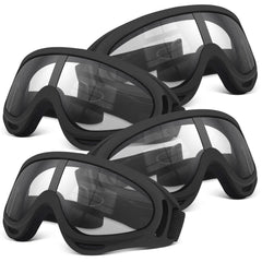 Pokonboy 4-pack protective goggles package with safe, clear lenses for game battles.