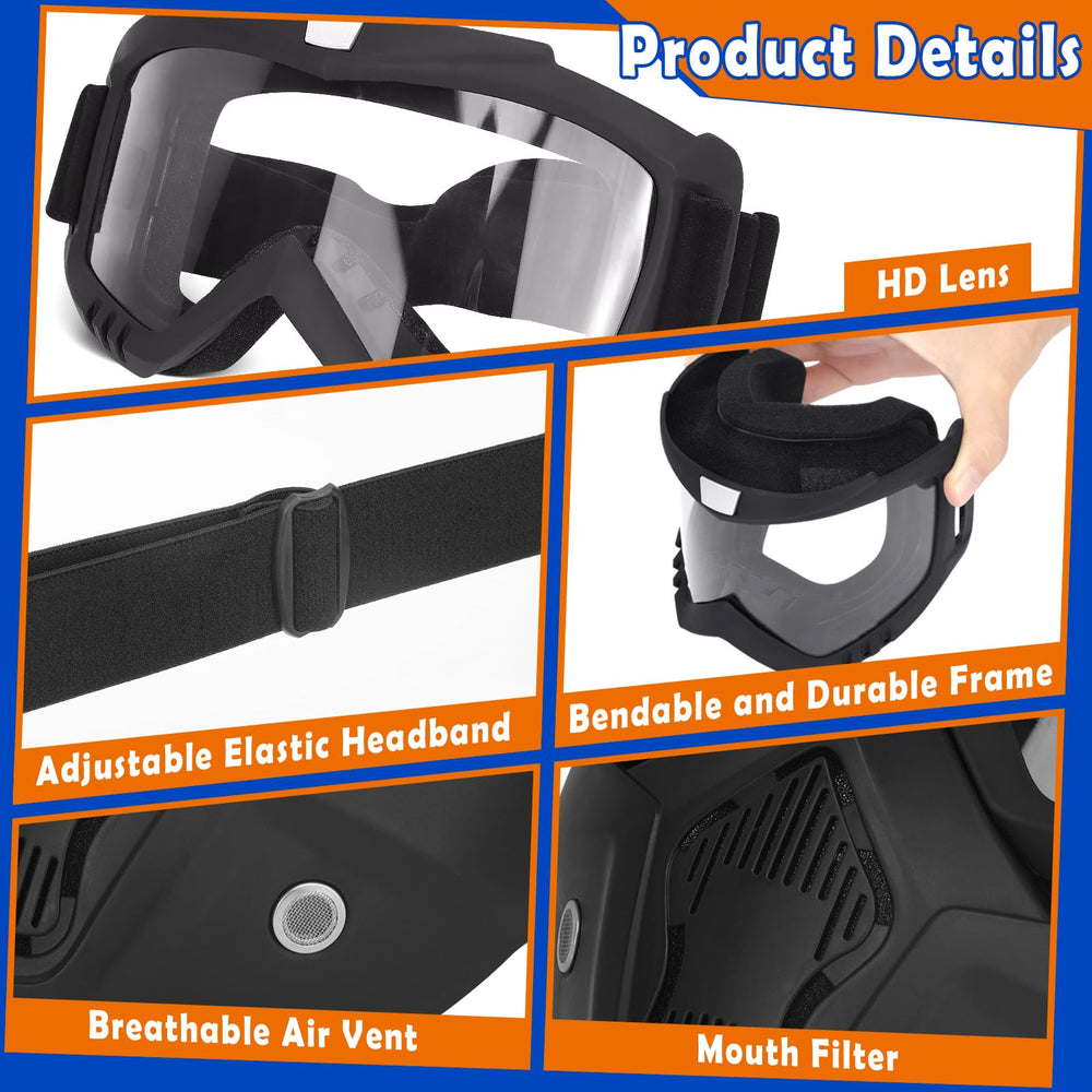 POKONBOY adjustable strap ensures comfortable wear and secure fit during long sessions.