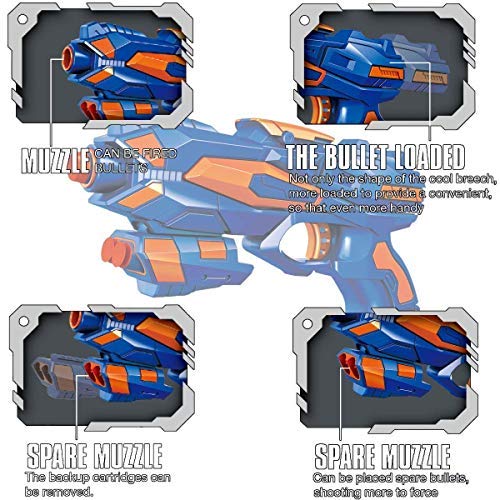 POKONBOY blaster dimensions 7.5 by 4.6 inches for comfortable handling.