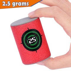 POKONBOY Nerf target set shows compatibility with N-Strike Elite and other blasters.