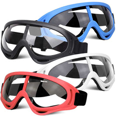 POKONBOY red protective goggles for Nerf battles provide clear sight and eye protection