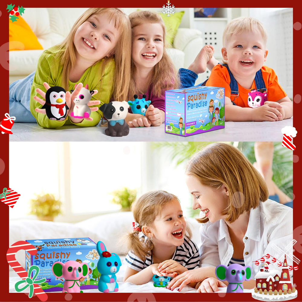 POKONBOY Easter bunny squishy: colorful sensory fun.