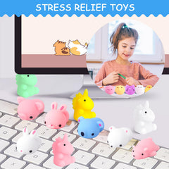 POKONBOY squishies panda, cute companion for stress-relief and color learning.