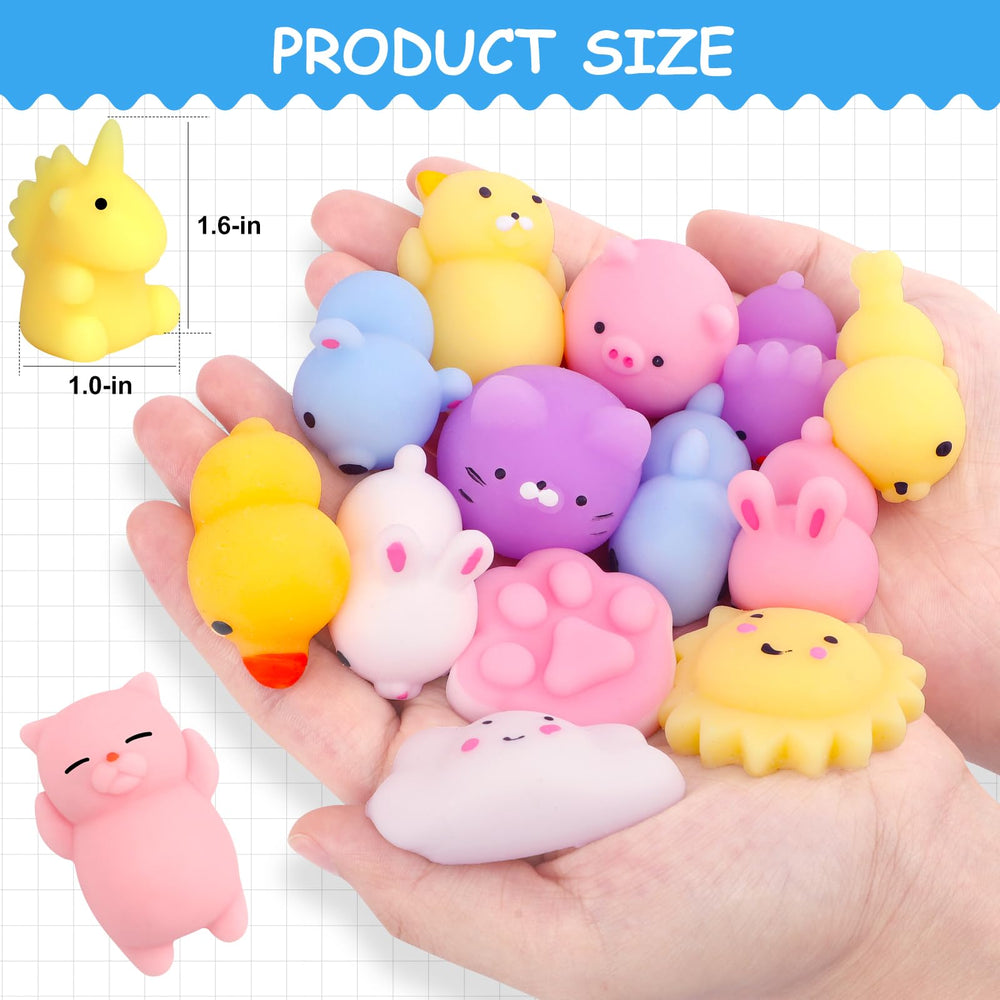 POKONBOY squishies rabbit, soft mochi texture, soothing squeezes for little hands.