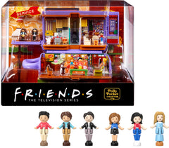 Polly Pocket Friends Compact Central Perk coffee cup display for nostalgic play