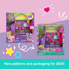 Polly Pocket Kitty Airways baggage claim area helps wrap up stories with destination-ready gear.