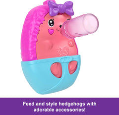 Polly Pocket mushroom house playset invites hedgehog friends to hang out.