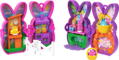 Polly Pocket Peeps heart-shaped keyclip for portable fun.