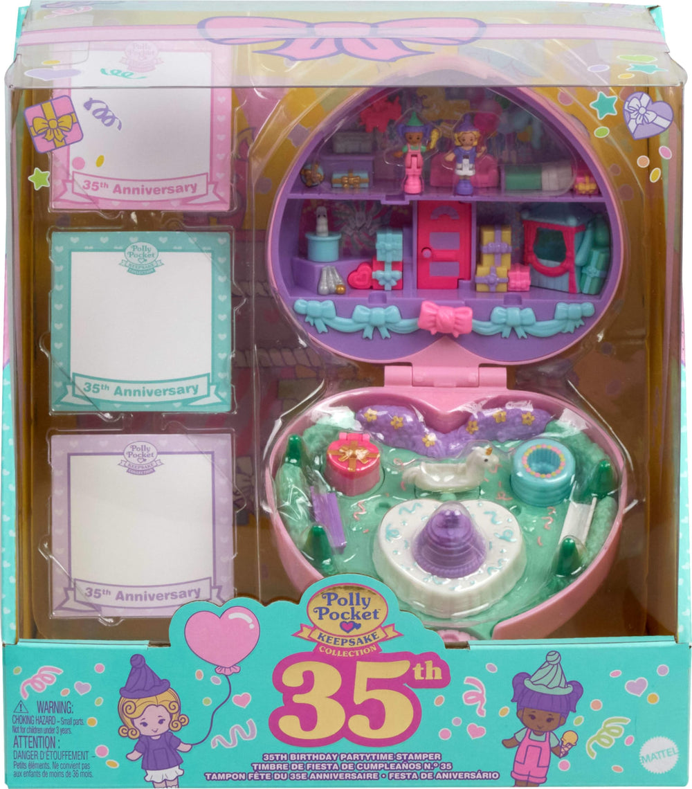 Polly Pocket premium window box packaging, safe preservation and gift-worthy display.