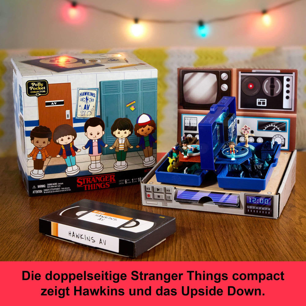 Polly Pocket Stranger Things six dolls invite fans to recreate favorite scenes.