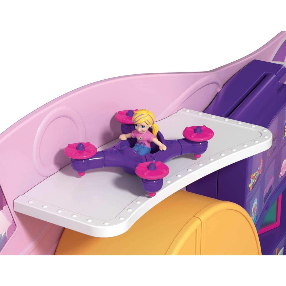 Polly Pocket Transformation Playset micro world featuring tiny Polly doll for portable storytelling.