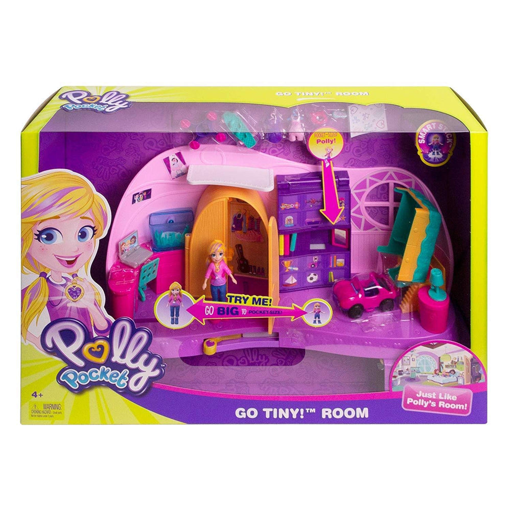 Polly Pocket Transformation Playset quadcopter takeoff adds action-packed play moments.
