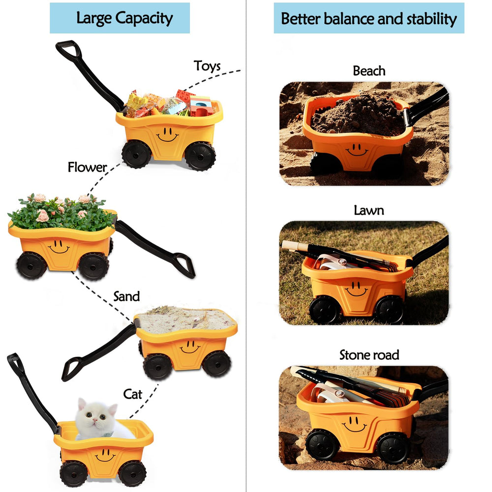 Pomiku long rake for light garden tasks and play