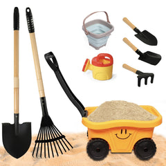 Pomiku Toddlers Gardening Wagon for outdoor play and tool transport