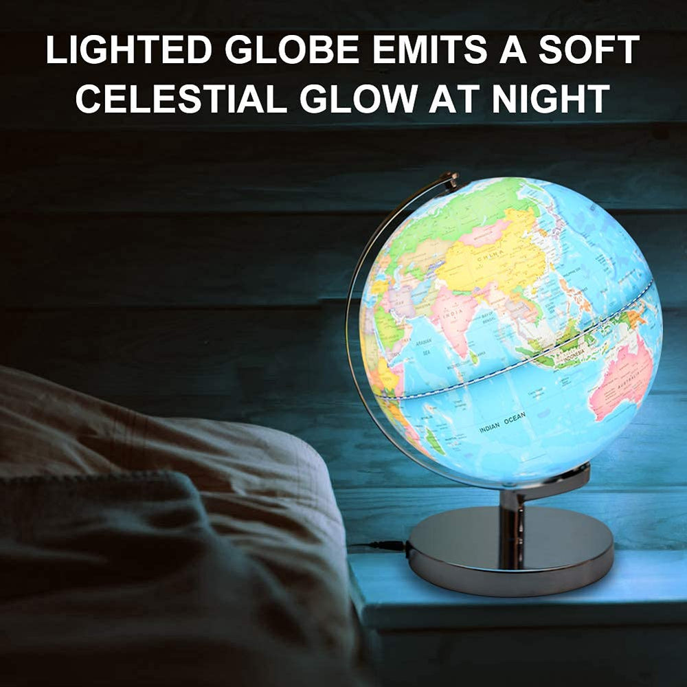POOCCI gift for boys and girls globe inspires learning in any space.