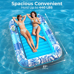 POOLACC oversized cup holders blue keep drinks and essentials close