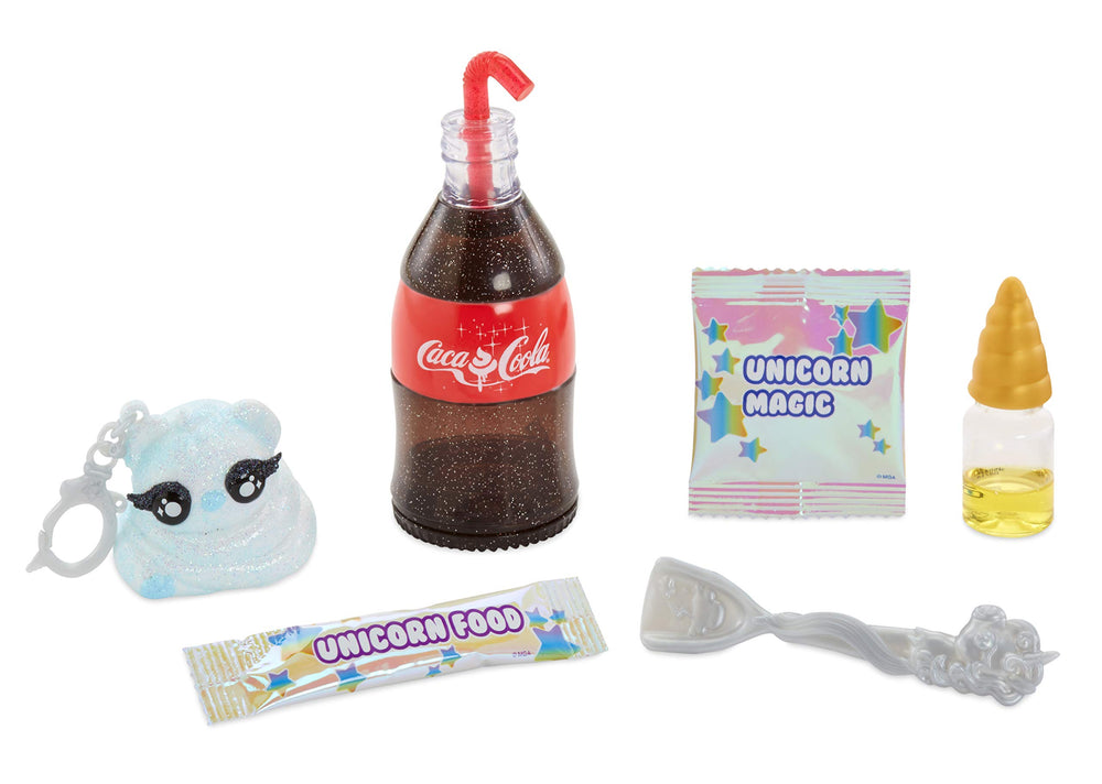 Collectible poop character keychain to store slime and take the fun anywhere.