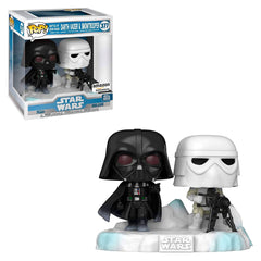 POP Deluxe Darth Vader and Snowtrooper figure with combinable base for display.
