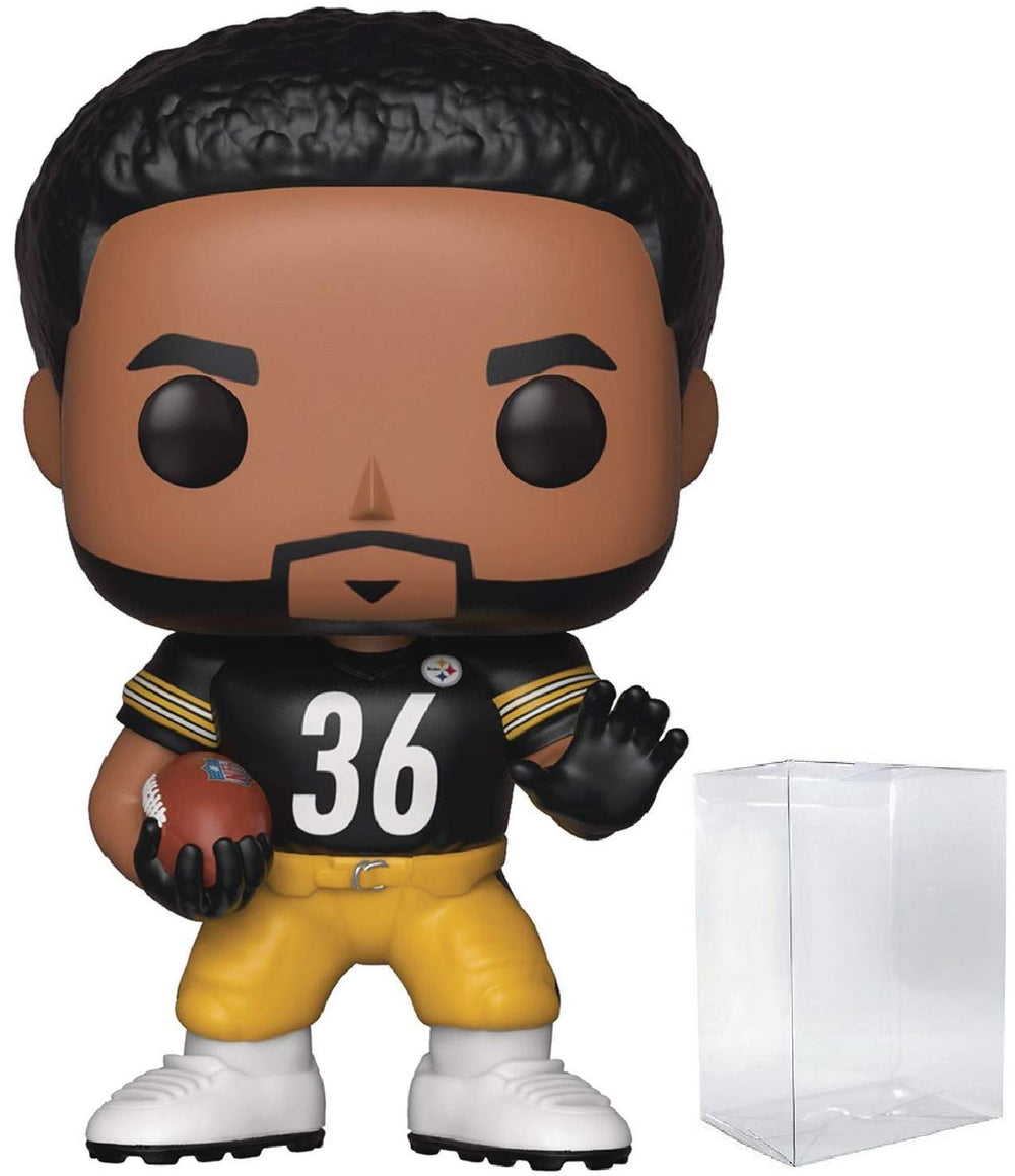 POP Jerome Bettis figure in window display box for collectors.