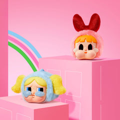 POP MART Crybaby Powerpuff plush gift idea in a compact collectible package.