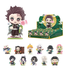 POP MART Demon Slayer Birth Flower Series figure 1 on display for vibrant home decor