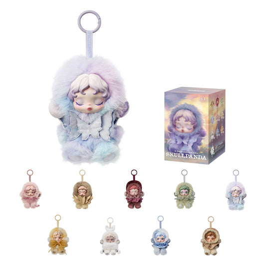 POP MART Skullpanda Impressionniste plush doll blind box, ideal for display and gifting.