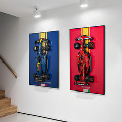 popbricks aluminum frame display highlights model details with sleek durability