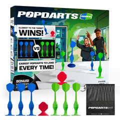 Popdarts Rookie Pack box front ready for family game night