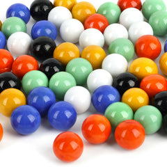 PopLay green glass marbles for creative play and color-based learning