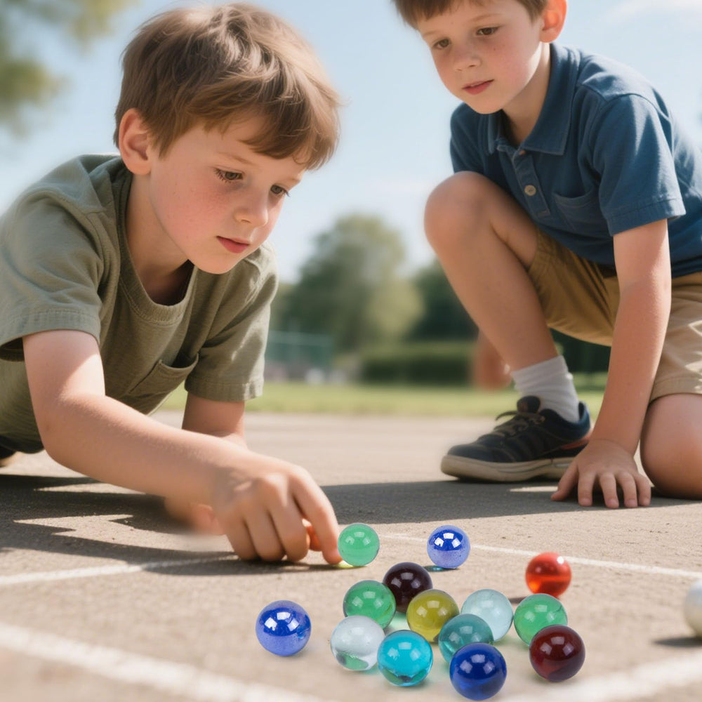 Poplay marbles used as classroom rewards and activities.
