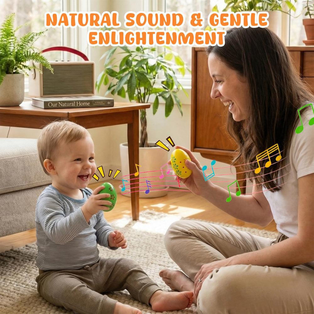 POPLAY shakers show safe grip design for young performers.