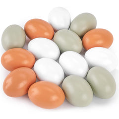 POPLAY wooden eggs collection for imaginative play and crafts