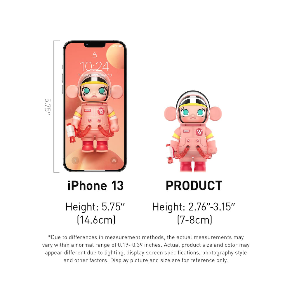 POP MART Mega Space Molly compact figure height 2.76β3.15 inches