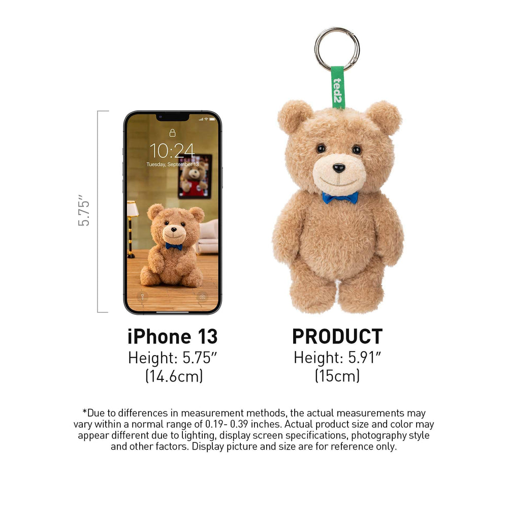POP MART Ted2 teddy bear pendant display-ready for collectors