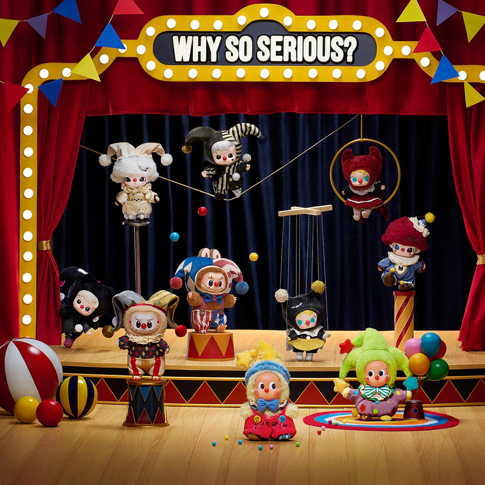 POP MART Why So Serious figure, 8-character set, enjoy possible secret editions.