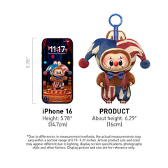 POP MART Why So Serious plush pendant, a charming gift for birthdays.