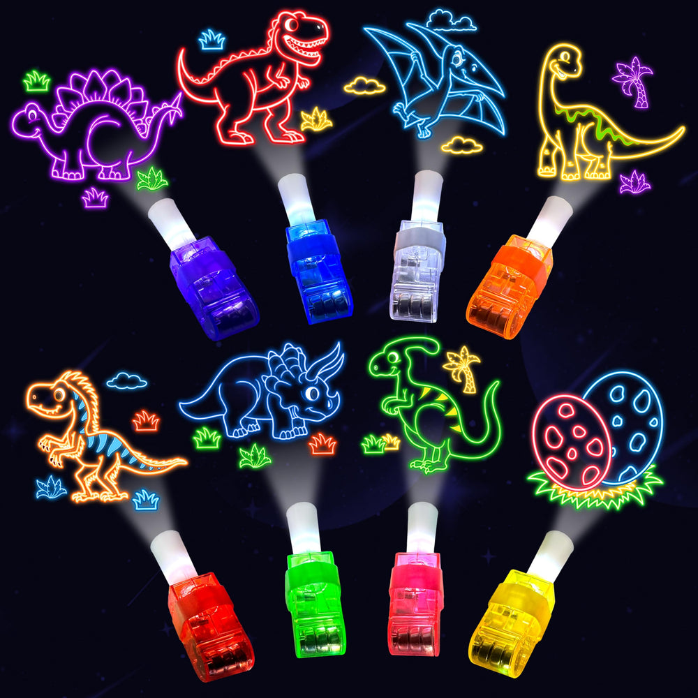POPOOO dinosaur egg finger light glows brightly, perfect for party favors and play time
